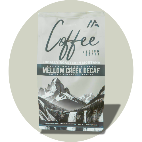Mellow Creek Swiss Decaf | Medium Roast Decaf | Nutty • Molasses • Earthy